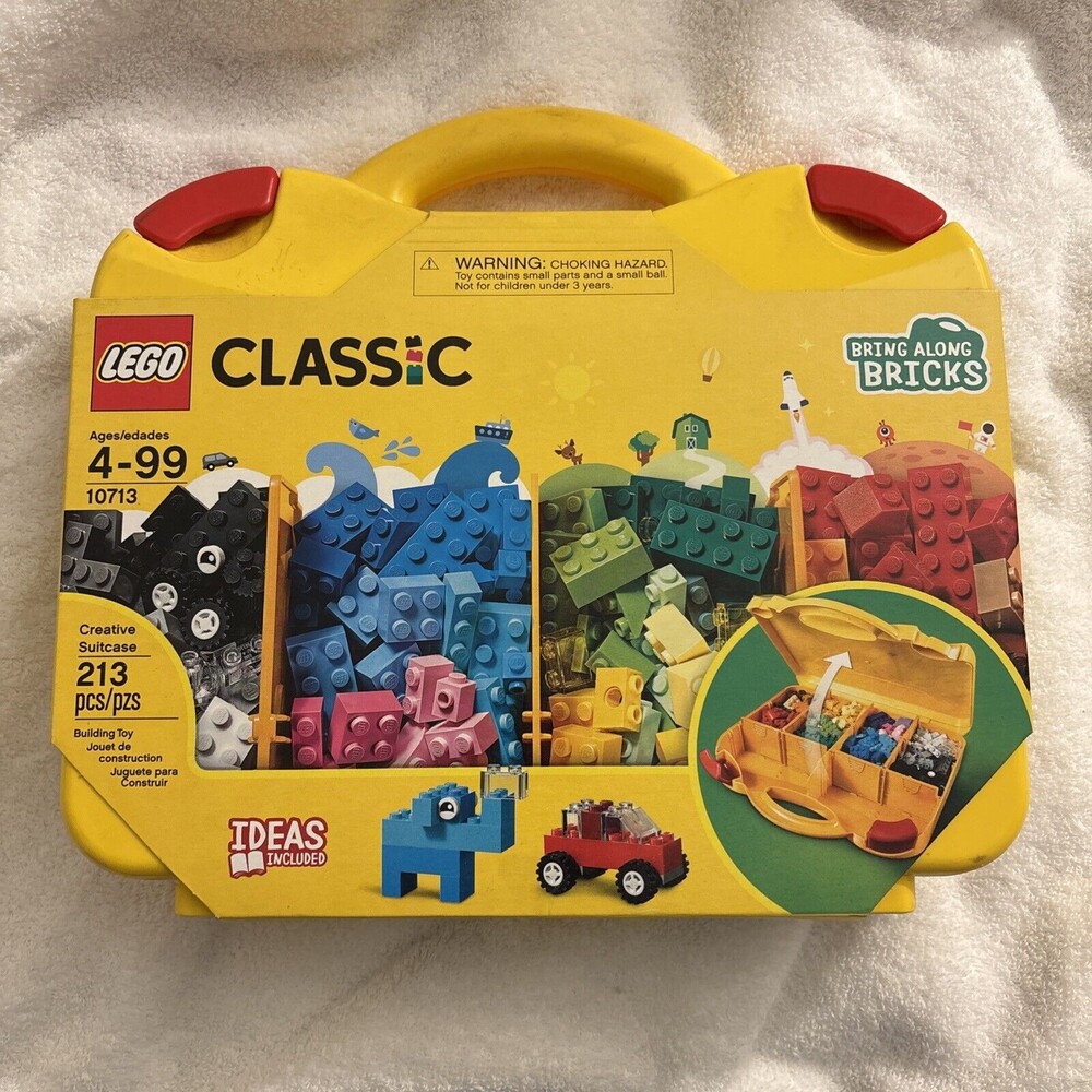 Lego 10713 Creative Suitcase Building Complete Toy Set Ages 4+ 213 Pieces